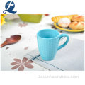 Benutzerdefinierte Muster-Farbkeramik-Kaffeetasse mit Griff